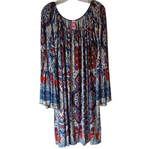 Honeyme Multicolor Bohemian Dress Size XXL
